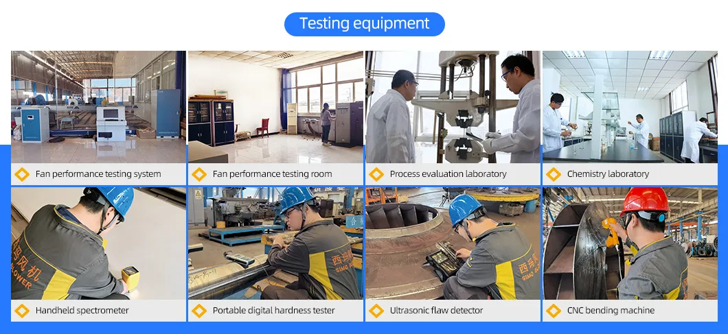 5-12 serie elektrische vlamboogoven uitlaatgasreiniging centrifugaalventilator geïnduceerde ventilator 7
