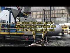 Russische hoogrendementsventilatoren in bedrijf