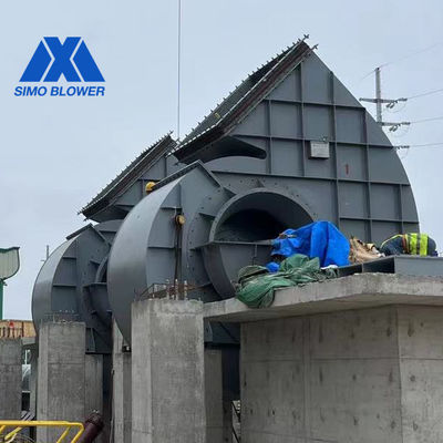 Koolstofstaal van hoge snelheids het Grote Op zwaar werk berekende Centrifugaalventilators