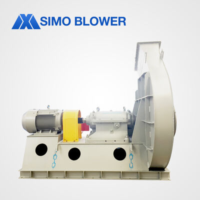 kwaliteit 9-08-serie Hoogdruk Centrifugal Blower met achterwaarts neigende messen en aanpasbare aandrijflijnen Fabriek